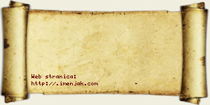 Negovanka Jačovac vizit kartica